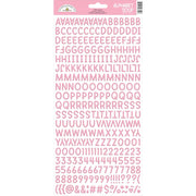 Doodlebug - Alphabet Soup Puffy Alpha Stickers - Cupcake
