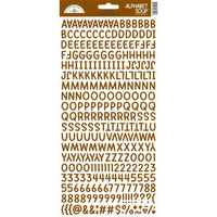 Doodlebug - Alphabet Soup Puffy Alpha Stickers - Bon Bon