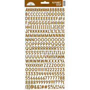 Doodlebug - Alphabet Soup Puffy Alpha Stickers - Bon Bon