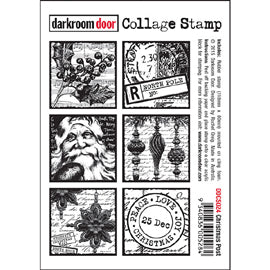 Darkroom Door - Collage Stamp - Christmas Post