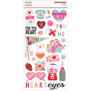 Simple Stories - Heart Eyes - Chipboard Stickers