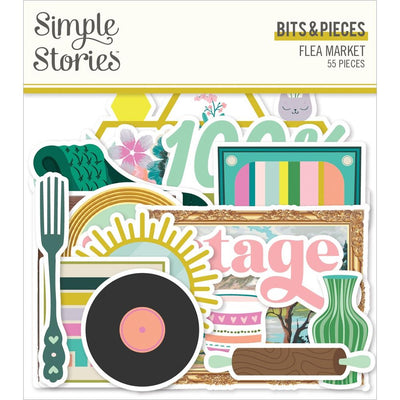 Simple Stories - Flea Market Bits & Pieces 55/Pkg