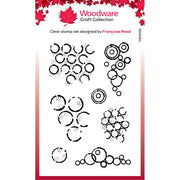 Creative Expressions Woodware  - Clear Stamp Set - Singles Circles