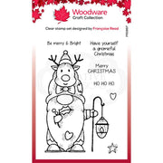 Creative Expressions Woodware  - Clear Stamp Set - Reindeer Gnome