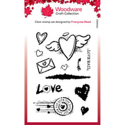 Creative Expressions Woodware  - Clear Stamp Set - Love Mail