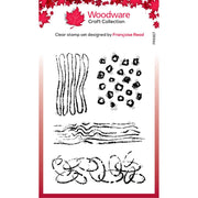 Creative Expressions Woodware  - Clear Stamp Set - Texture Patches