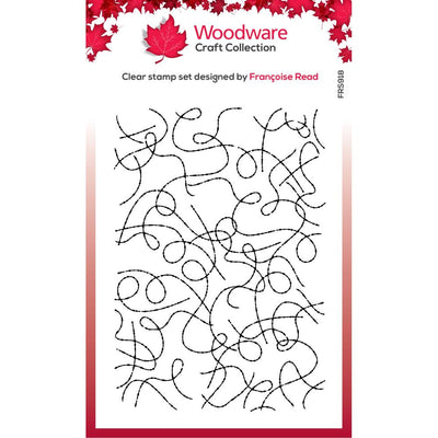 Creative Expressions Woodware  - Clear Stamp Set - Threads