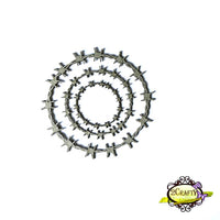 6" Circle Barbed Wire Frames