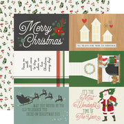 Simple Stories - Hearth & Holiday Paper - 4x6 Elements