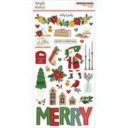 Simple Stories - Hearth & Holiday Chipboard Stickers 6"X12"