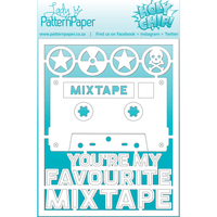Lady Pattern Paper - Awesome Mixtape Matt Board