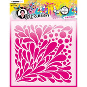 Studio Light Art By Marlene - Bold & Bright Stencil - Wild At Heart