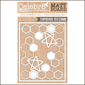 Celebr8 Matt Board - Hex Corners