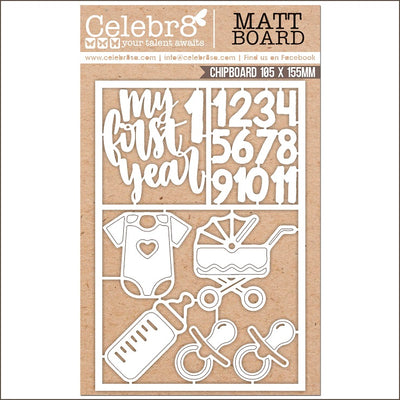 Celebr8 Matt Board - Oh Baby Elements