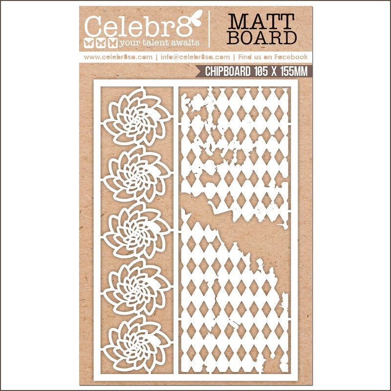 Celebr8 Matt Board - Full Bloom - Elements