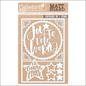 Celebr8 Matt Board - Merry & Bright - Elements