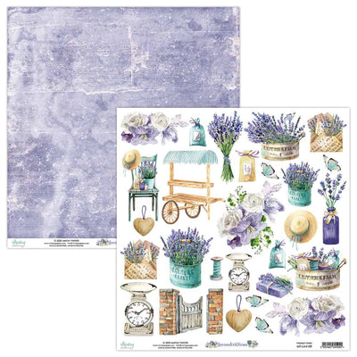 Mintay - Lavender Farm - Fussy Cut Paper 09