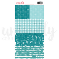 Uniquely Creative - Alpha Stickers - Mixed Teal