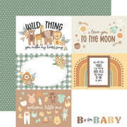 Echo Park - Our Baby Paper - 6x4 Journaling Cards