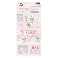P13 Let Your Creativity Bloom Cardstock Stickers 4"X9" #2