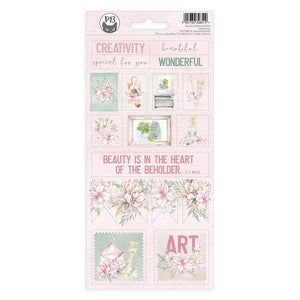 P13 Let Your Creativity Bloom Cardstock Stickers 4"X9" #2
