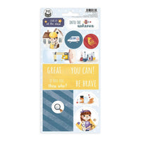 P13 - You Can Be Anything - Chipboard Stickers 4x8 - #2