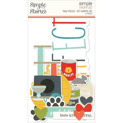 Simple Stories - Simple Page Pieces - Pet Shoppe Cat