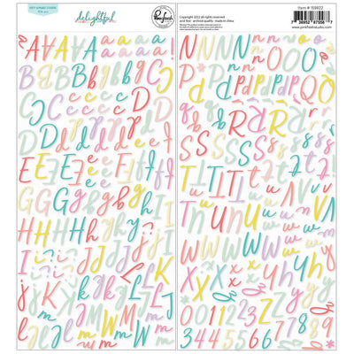 Pinkfresh - Delightful Puffy Alphabets 306/Pkg