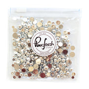 PinkFresh Jewel Essentials - Metallic Pearls Silver