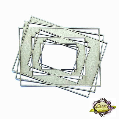 2Crafty - Thin Rectangle Stacked Frames