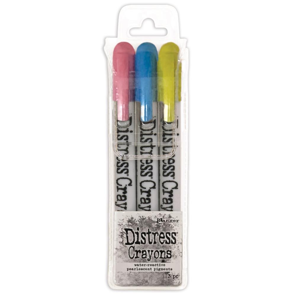 Tim Holtz Distress Crayon Set 3pcs - Holiday Pearl Crayon Set 2