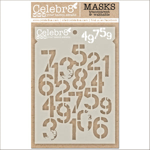 Celebr8 Stencil - Alpha - Numbers