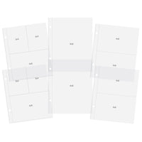 Simple Stories - Sn@p! Pocket Pages for 6x8 Binders - Multi Pack 3x4/6x8/4x6