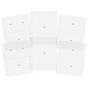 Simple Stories - Sn@p! Pocket Pages for 6x8 Binders - Multi Pack 3x4/6x8/4x6