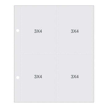 Simple Stories - Sn@p! Pocket Pages for 6x8 Binders - 3x4