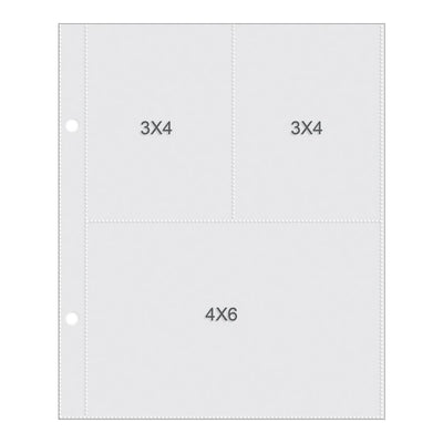 Simple Stories - Sn@p! Pocket Pages for 6x8 Binders - 3x4/4x6