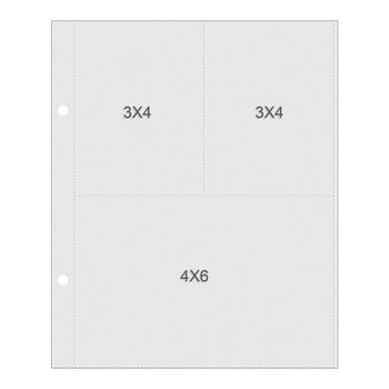 Simple Stories - Sn@p! Pocket Pages for 6x8 Binders - 3x4/4x6