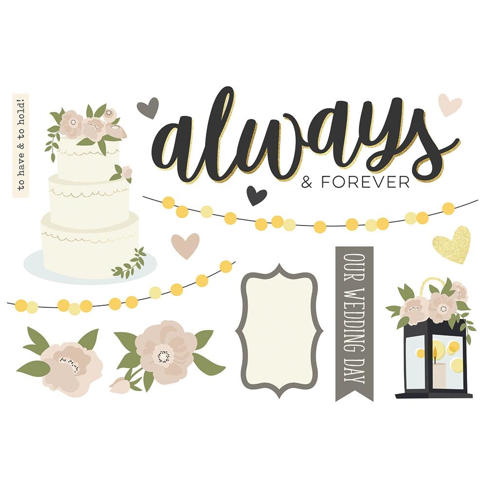 Simple Stories -  Simple Page Pieces - Wedding