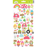 Doodlebug - Over the Rainbow 6x13 Icon Cardstock Stickers