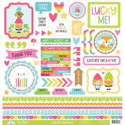 Doodlebug - Over the Rainbow This & That Sticker Sheet 12x12
