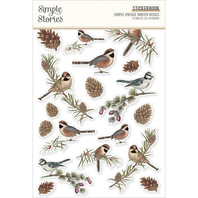 Simple Stories - Simple Vintage Winter Woods - Sticker Book