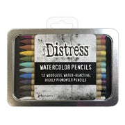 Tim Holtz Distress Watercolor Pencils 12/Pkg - Set 1