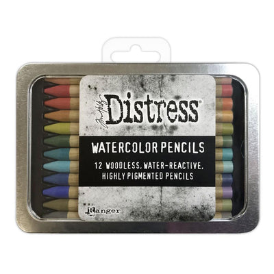 Tim Holtz Distress Watercolor Pencils 12/Pkg - Set 3