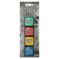 Tim Holtz Distress Mini Ink Pads 4/Pkg #13