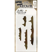 Tim Holtz - Layering Stencil - Snowcap