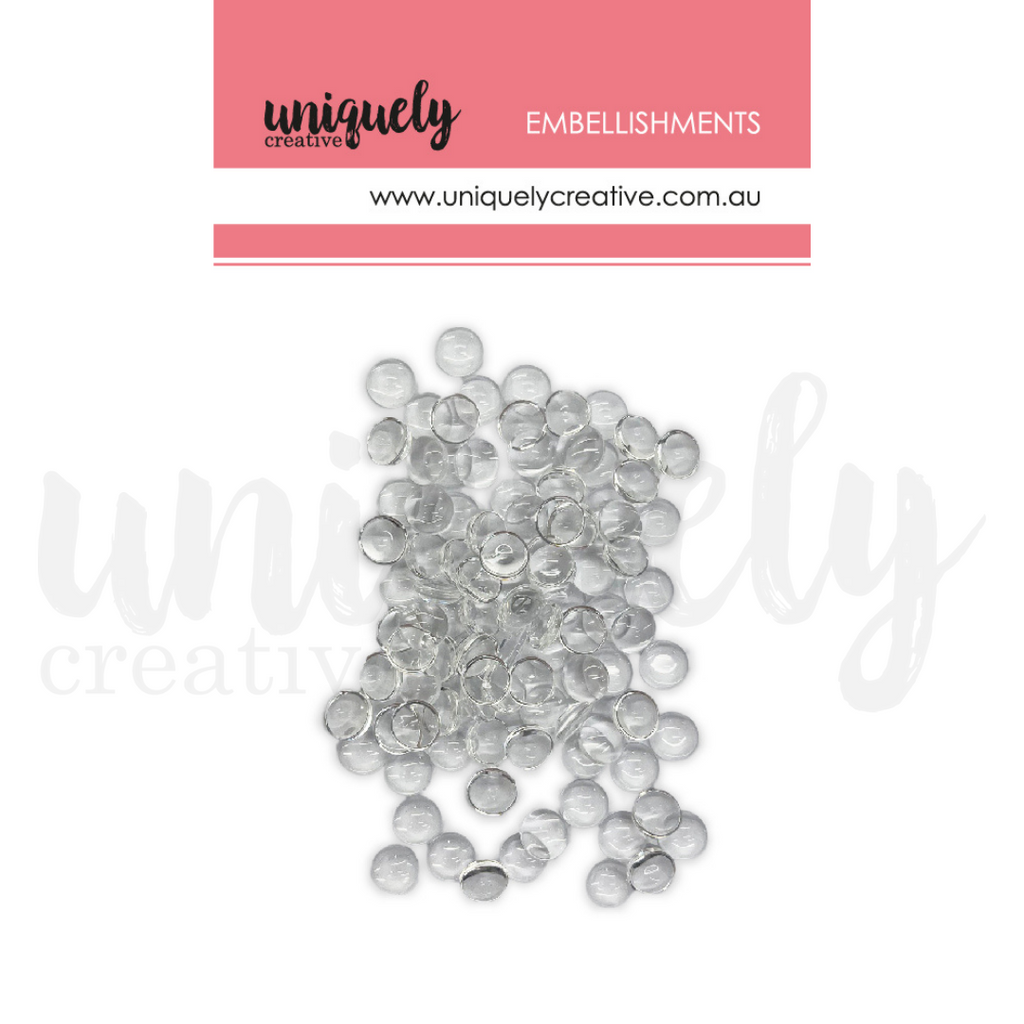 Uniquely Creative - Glass Domes 10mm Embellishments