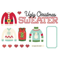 Simple Stories -  Simple Page Pieces - Ugly Christmas Sweater