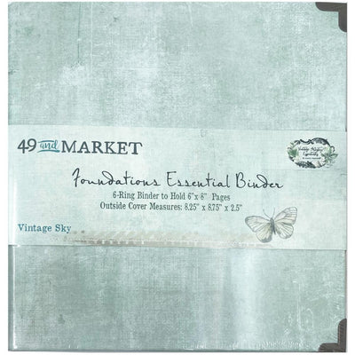 49 And Market Foundations Essentials Binder - Vintage Sky