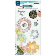 Vicki Boutin - Print Shop Clear Stamps 9/Pkg - Happy Day