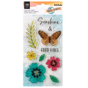Vicki Boutin - Where to Next Stamps - Good Vibes 10/Pkg